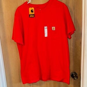NWT Carhartt Bright pink Crew Neck Tee